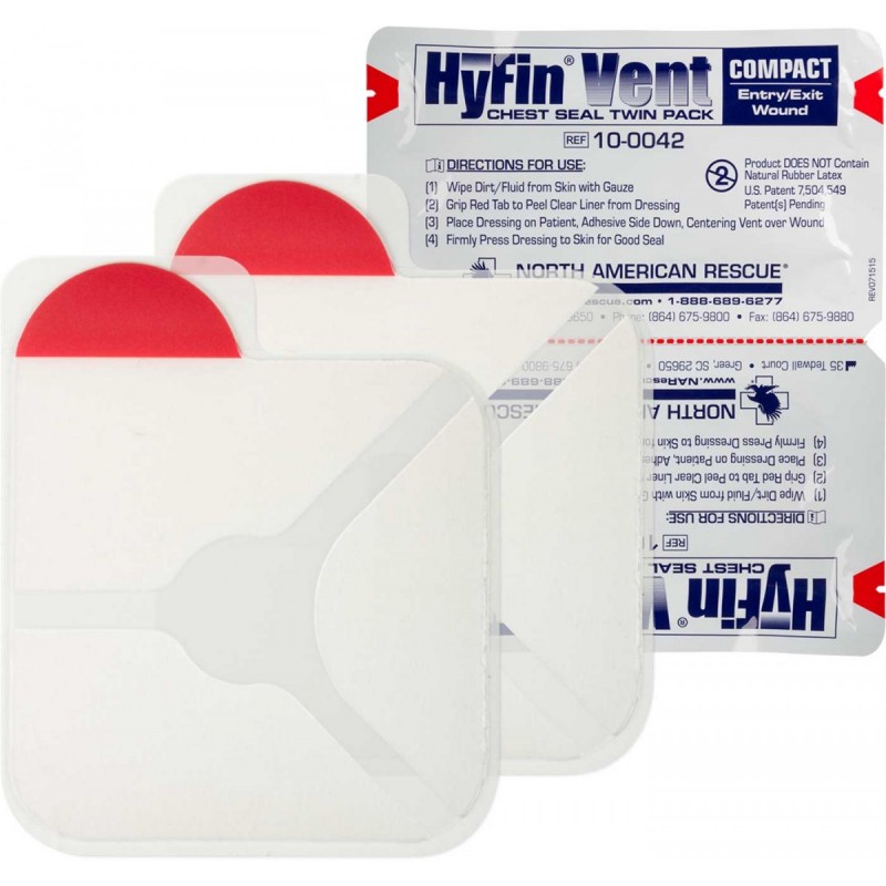 HyFin Vent Compact Chest Seal Twin Pack NAR