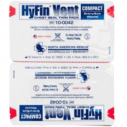 HyFin Vent Compact Chest Seal Twin Pack NAR