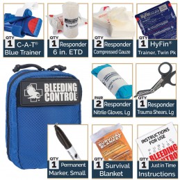 Kit Individual Bleeding Control Blue Training NAR