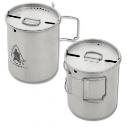 Edelstahl 25 oz Becher & Deckel Set Pathfinder