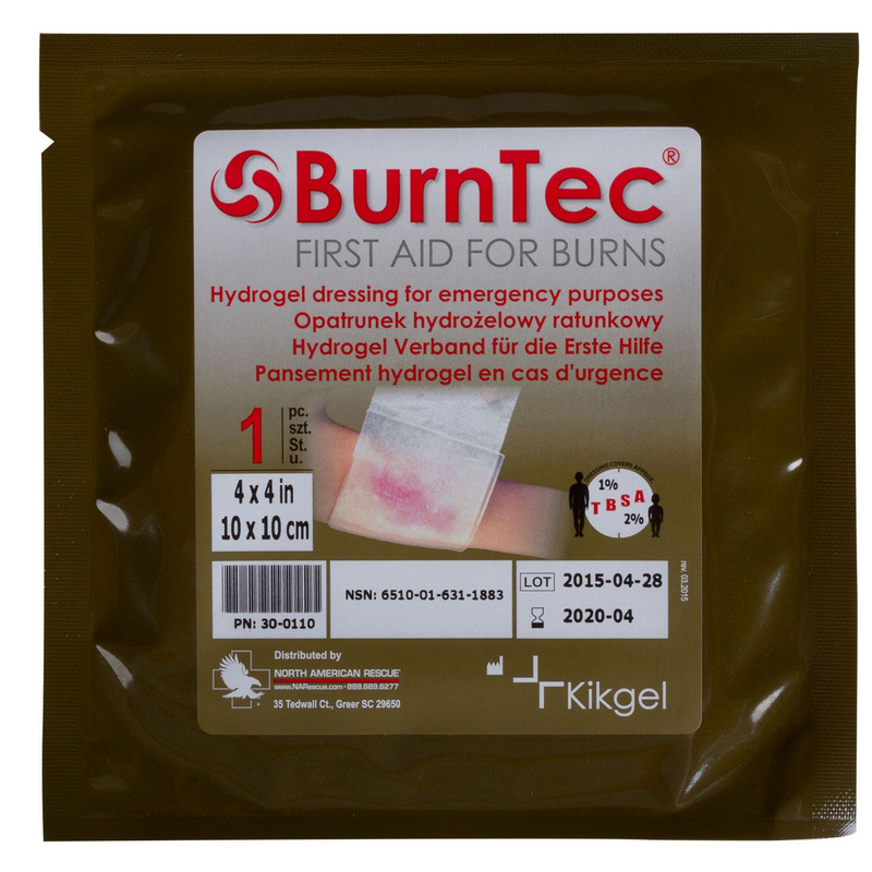 4 in. x 4 in. Burntec Dressing 4 in. x 4 in. Burntec Dressing