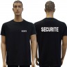 T-shirt Securité Noir